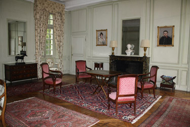 le salon du gite de groupe