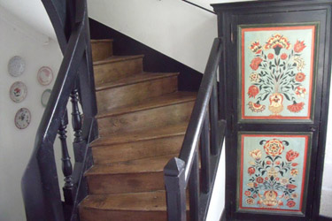 un escalier du gite